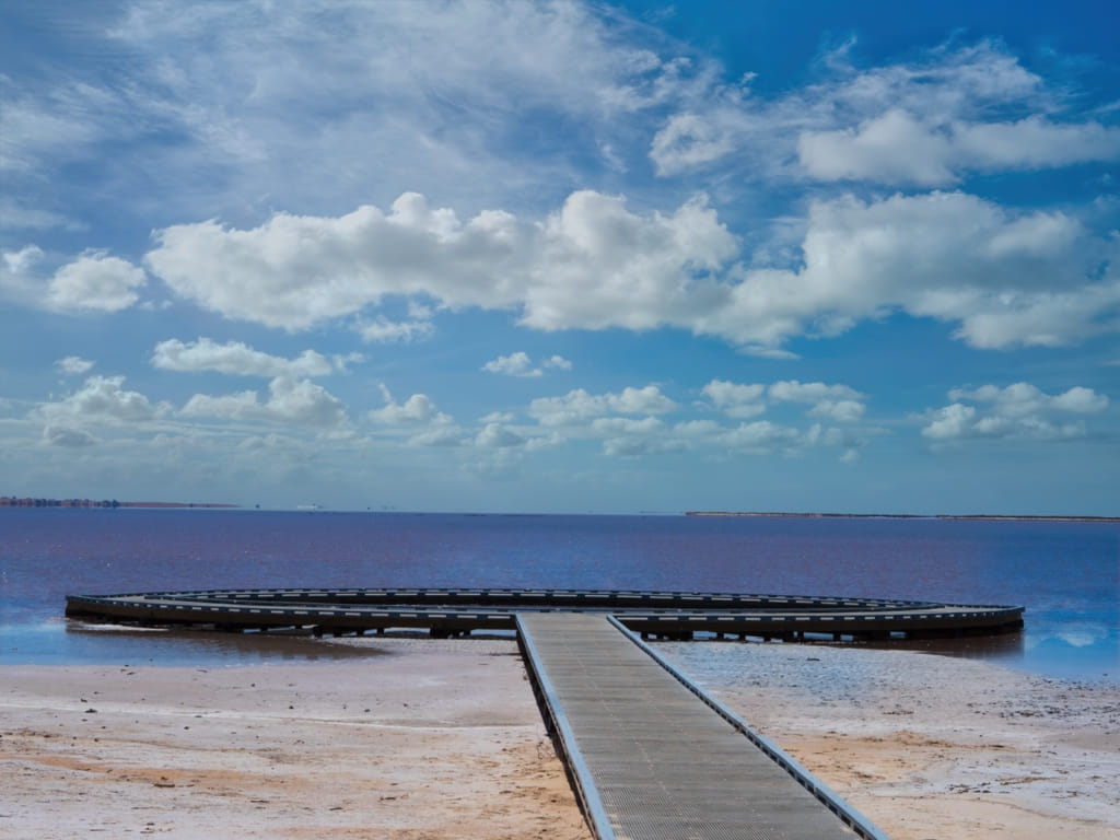 Lake Tyrrell viewing platform Lake Tyrrell viewing platform
